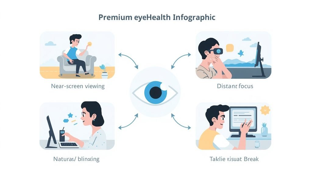 Refocus Eye Health: The Comprehensive Guide to Comfortable Vision and Healthy Eye Habits Understand eye refocusing and healthy screen habits